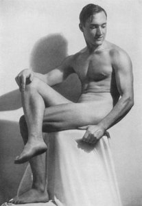 Ilustração para O Corpo Masculino (foto a p/b) de English Photographer