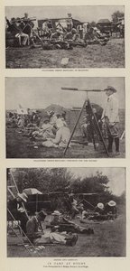 No acampamento em Bisley de English Photographer
