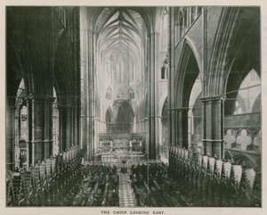 Interior, de, abadia westminster de English Photographer