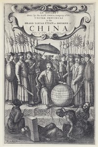 J Nieuhof, Uma Embaixada enviada pela East India Company para a China, Tr J Ogilby 1673 (foto a p/b) de English Photographer