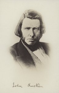 John Ruskin (1819-1900), escritor inglês, crítico de arte, artista e pensador social de English Photographer
