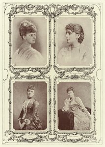 Lady Brooke, Lady Jane Seymour Combe, A Duquesa de Sutherland; Lady Borthwick