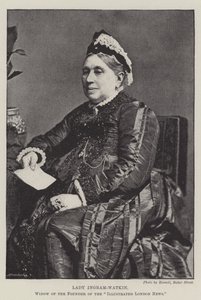 Lady Ingram-Watkin, Viúva do Fundador da Illustrated London News de English Photographer