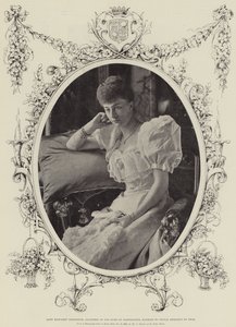 Lady Margaret Grosvenor, filha do duque de Westminster, casada com o príncipe Adolphus de Teck