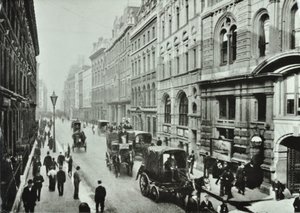 Leadenhall Street, cidade de Londres, 1895 de English Photographer