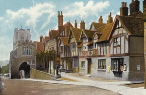 Hospital Leycester e Westgate, Warwick de English Photographer