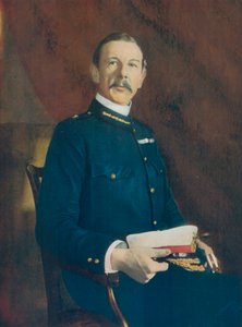 Tenente-General Sir HE Colvile, Comandante da 9ª Divisão da Força de Campo Sul-Africana de English Photographer