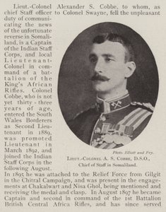 Tenente-Coronel AS Cobbe, DSO, Chefe do Estado-Maior da Somalilândia de English Photographer