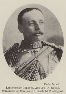 Tenente-Coronel Audley D Neeld, comandante do Contingente Composto Doméstico de English Photographer
