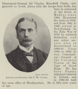 Tenente-General Sir CM Clarke de English Photographer