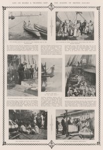 Vida a bordo de um navio de treinamento, a fabricação de marinheiros britânicos