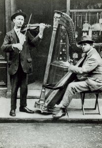 Músicos de rua de Londres de English Photographer