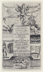 Longinus, G T for G Webb, Oxford 1636 (foto a p/b) de English Photographer