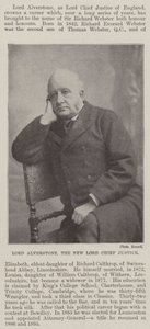 Lord Alverstone, o novo presidente do Supremo Tribunal de English Photographer