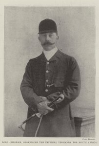 Lord Chesham, organizando a Yeomanry Imperial para a África do Sul de English Photographer