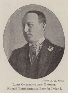 Lord Oranmore e Browne, representante eleito para a Irlanda de English Photographer
