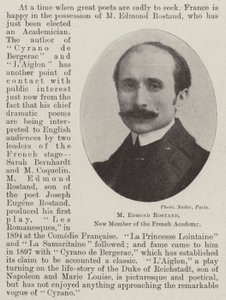 M Edmond Rostand, novo membro da Academia Francesa de English Photographer
