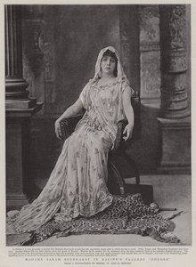 Sarah Bernhardt em Racines tragédia Phedre