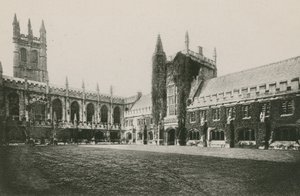 Magdalen College claustro e torre, Oxford de English Photographer