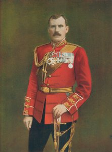Major-General Hector A. MacDonald. Comandando a 3ª Brigada (Highland) com Lord Methuen de English Photographer
