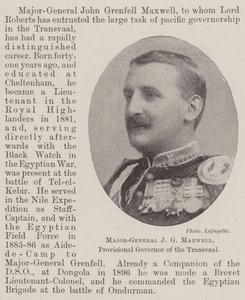 Major-General JG Maxwell, Governador Provisório do Transvaal de English Photographer