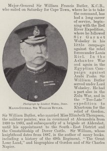 Major-General Sir William Butler de English Photographer