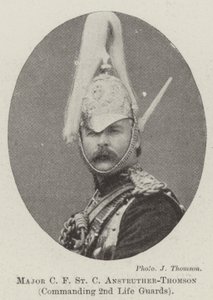 Major CF St C Anstruther-Thomson, comandante da 2ª Guarda da Vida de English Photographer