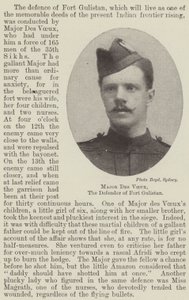 Major Des Voeux, o Defensor do Forte Gulistan de English Photographer