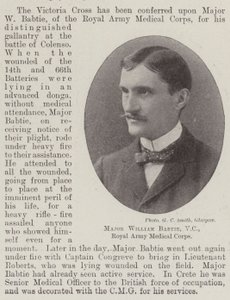 Major William Babtie, VC, Corpo Médico do Exército Real de English Photographer
