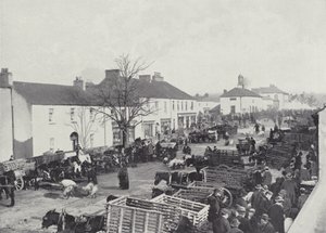 Dia de mercado em Abbeyleix de English Photographer