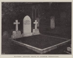 Túmulo de Matthew Arnolds em Laleham Churchyard de English Photographer