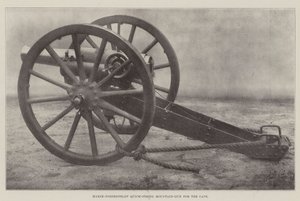 Maxim-Nordenfeldt - Arma de Montanha de Tiro Rápido para o Cabo de English Photographer