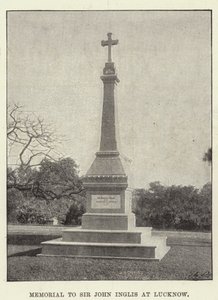Memorial a Sir John Inglis em Lucknow de English Photographer