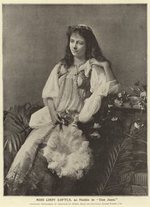 Senhorita Cissy Loftus, como Haidee em Don Juan