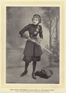 Miss Ettie Williams, como Lieut Wren no The Queens Prize