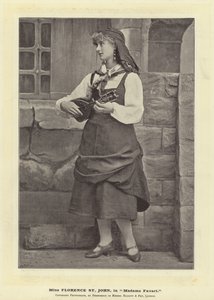 Miss Florence St John, em Madame Favart