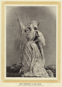 Miss Fortescue, como Lady Teazle