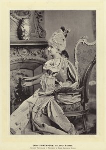 Miss Fortescue, como Lady Teazle