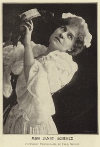 Miss Janet Achurch de English Photographer