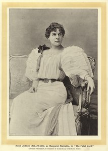 Miss Jessie Millward, como Margaret Marrable, em The Fatal Card