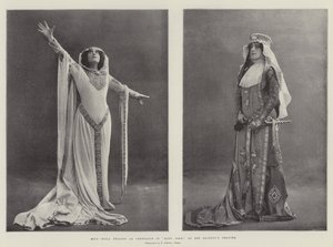 Miss Julia Neilson como Constance em King John, no Her Majestys Theatre