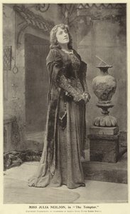 Miss Julia Neilson, em The Tempter de English Photographer