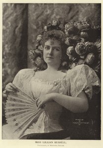 Miss Lillian Russell de English Photographer