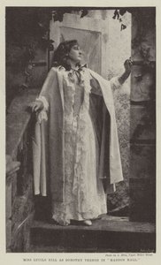 Miss Lucile Hill como Dorothy Vernon em Haddon Hall de English Photographer