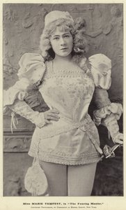 Miss Marie Tempest, em The Fencing Master