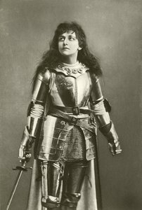 Miss Mary Kingsley como Joana d&39;Arc (gravura) de English Photographer