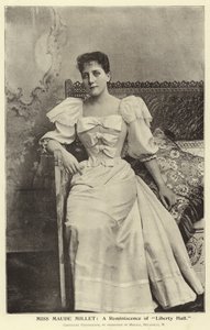 Miss Maude Millet: Uma reminiscência do Liberty Hall de English Photographer