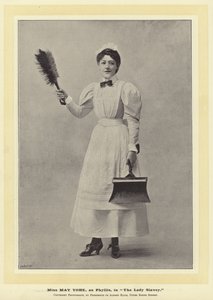 Miss May Yohe, como Phyllis, em The Lady Slavey