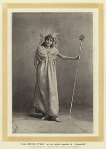 Miss Minnie Terry, como a Sylph Coquette na Cinderela