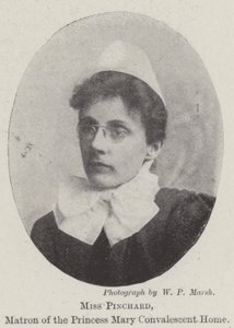 Senhorita Pinchard, a matrona da princesa Mary Convalescent Home de English Photographer